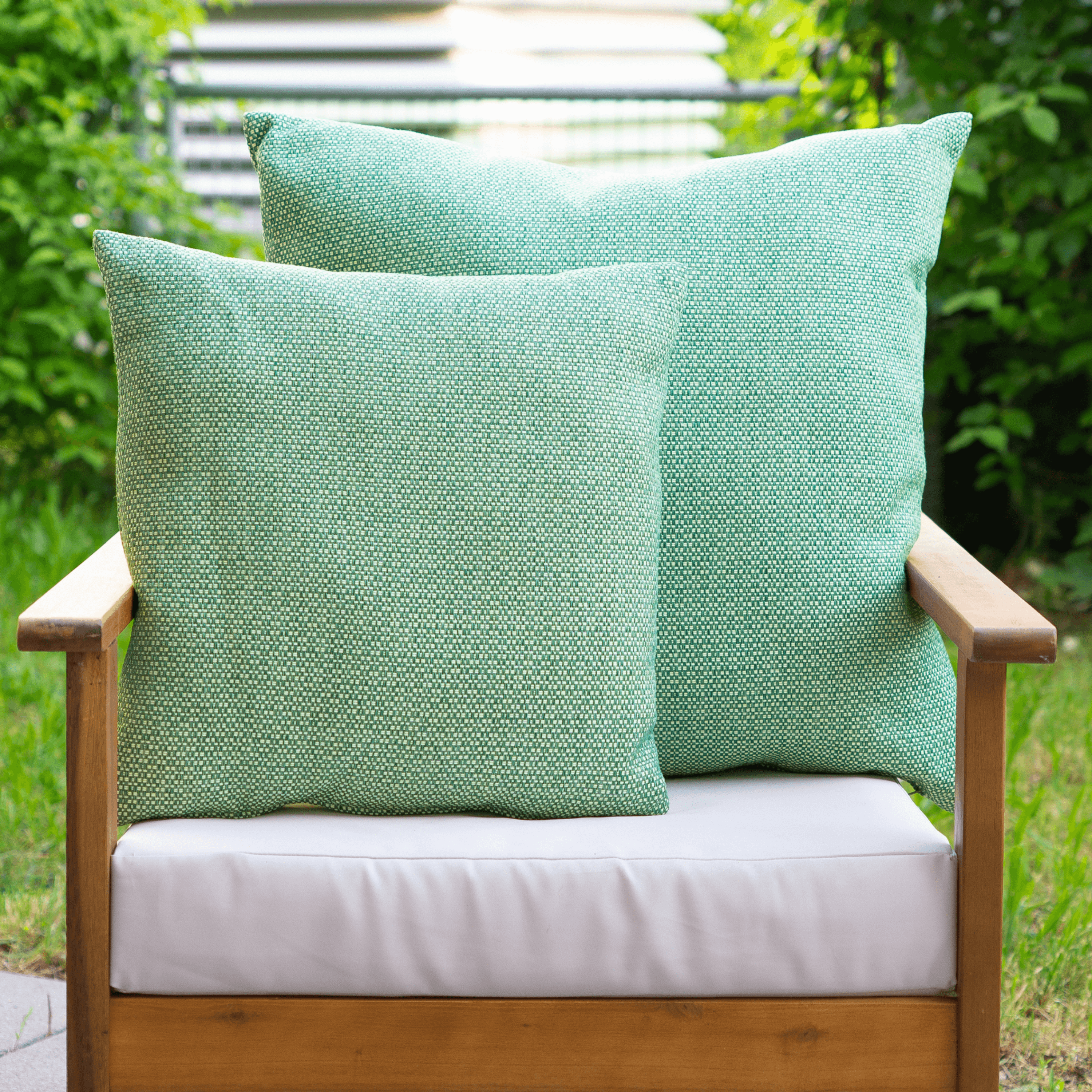 Outdoor Kissen Wetterfest - Frühlingsgrün